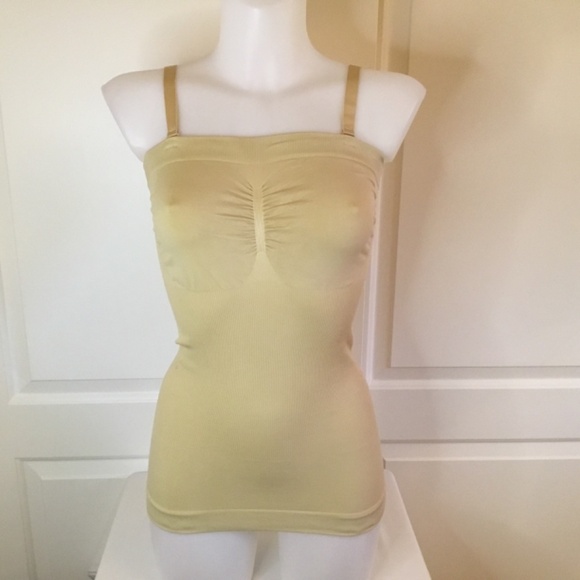 Women’s Strapless Tummy Control Tank Top Shapewear - Picture 5 of 9